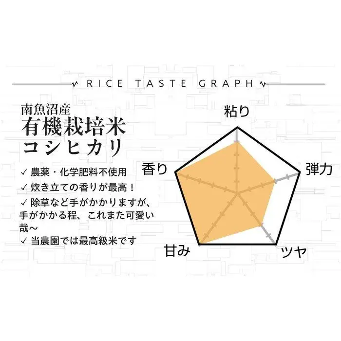 【令和8年産新米予約】精米5kg 南魚沼産有機栽培米コシヒカリ・農家直送_AG【銘柄米 ブランド米 精米 こしひかり コシヒカリ 魚沼産 新潟米 産地直送 お米 米 ごはん】【令和8年10月下旬から1ヶ月以内に順次発送予定】