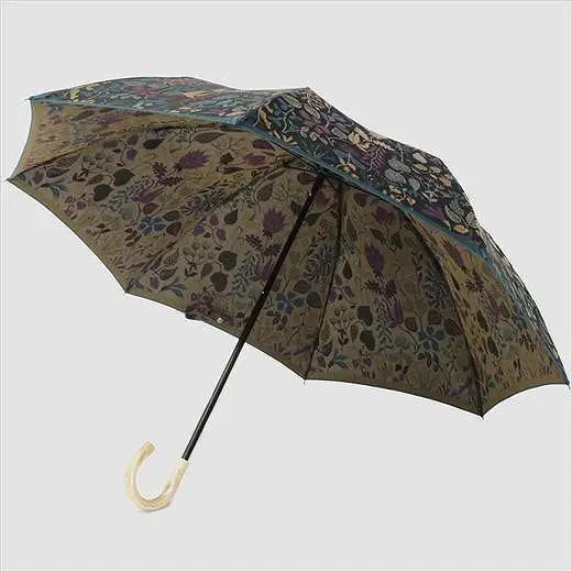 槙田商店 折りたたみ傘スティグリンドベリ【HERBARIUM】グリーン(ハーバリウム) 晴雨兼用