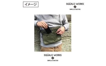 サコッシュバッグ ブラック SW-AT01-001 BK バッグ 鞄
