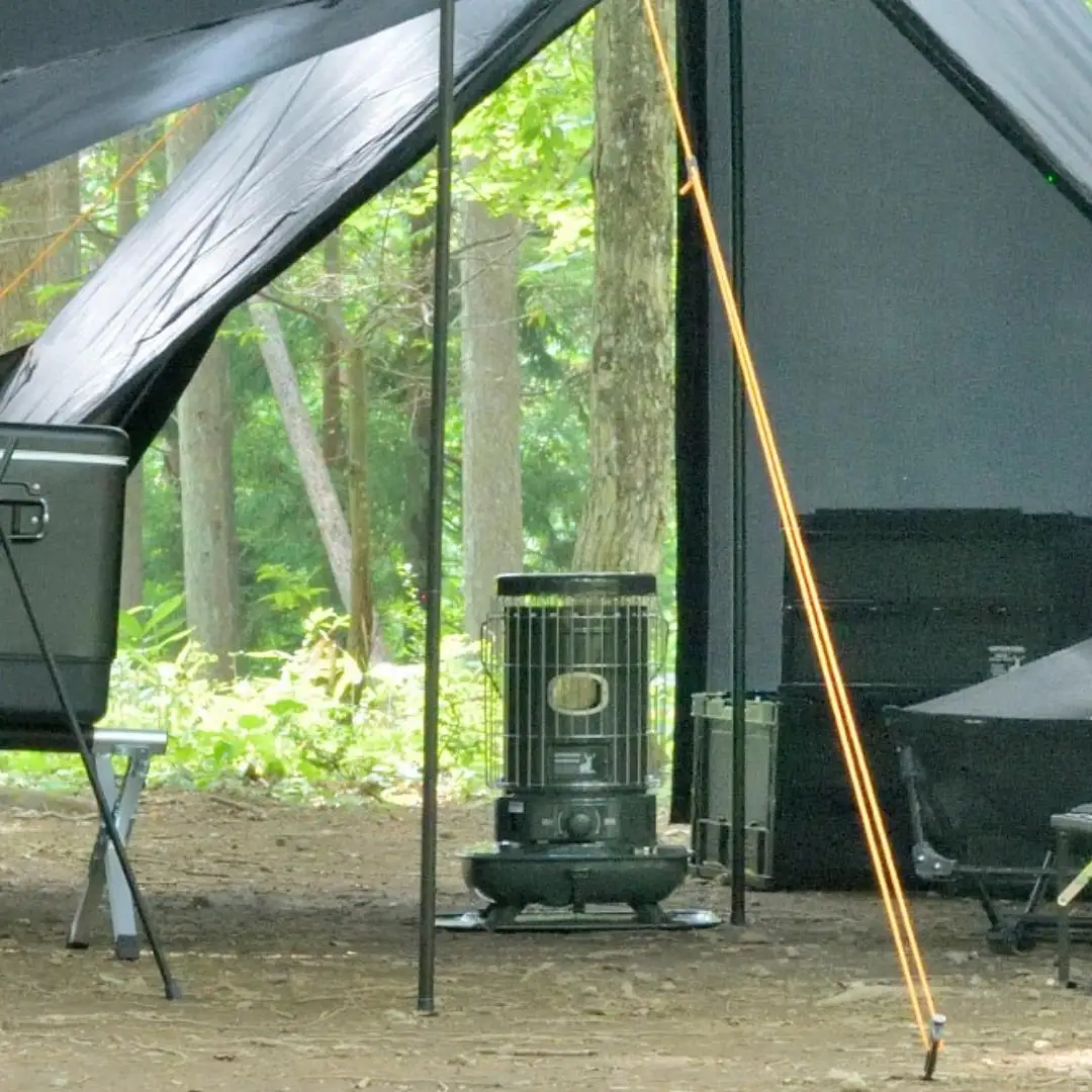 キャプテンスタッグ×コロナ 石油ストーブ SL-51CSA 13~18畳 ストーブ 防災 キャンプ アウトドア 暖房