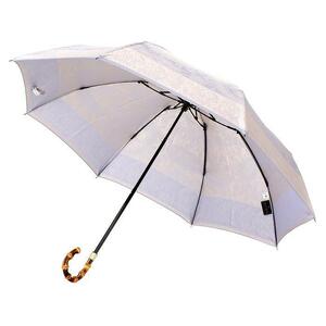 槙田商店【晴雨兼用】折りたたみ傘 kirie ペイズリー:アイスブルー