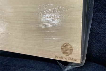 ひのきのアートボードA 神奈川沖浪裏 Hinoki no Chikara ひのき 茨城銘木 銘木