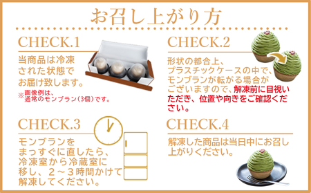 栗 スイーツ ＜城川オリジナルモンブラン3種セット 合計6個（各種2個入）＞ マロン 抹茶 ケーキ 和栗ペースト 渋皮煮 チーズアパレイユ 粒あん 小豆 スポンジケーキ タルト ダックワーズ メニークエスト 愛媛県 西予市【冷凍】『3か月以内に順次出荷』SMQ0008
