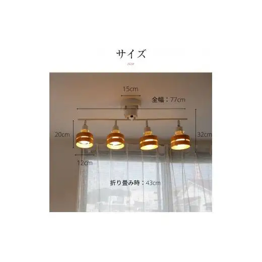 シーリングスポットライト リモコン 天井照明 LED昼白色付属[804]