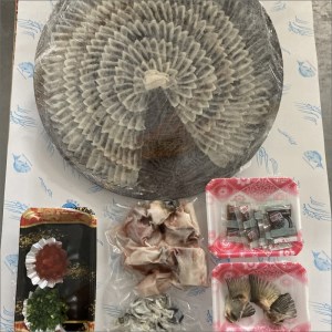 とらふぐ刺身とふぐ鍋セット(4～5人前)【010-0003】