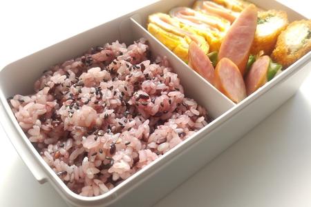 そのまま炊いてお赤飯に「あかね米」精米　450g×10袋 ／ 米 こめ コメ お米 あかね米 コシヒカリ 黒米 もち米 あかね米 ブレンド 赤飯 エコ 認証米 エコファーマー 千葉県 東庄町