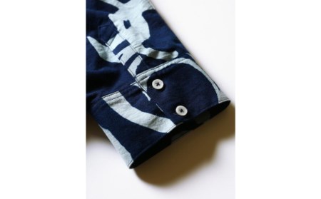 「LEQUIOSIAN」【ナミカゲ柄】印花布ビッグシャツ