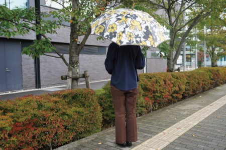 雨長傘　テッセン（黄）