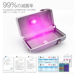 【おしゃれに安心除菌！減菌率99％】 UV除菌バッグ ウェッジウッドブルー 除菌器 紫外線除菌 スマホ uv レディース ショルダーバッグ ハンドバッグ スマホ除菌器 マスク除菌 携帯 iphone 眼鏡 携帯ポーチ お洒落 機能性 バック