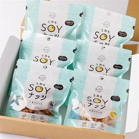 とかちSOYナッツ2種(オレンジ＆クランベリー味、アーモンドcaffe味)×3個詰め合わせ　合計6個_菓子・スイーツ 和菓子  _【1354941】