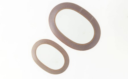 【美濃焼】グレージュ オーバルプレート グレージュ 大小各1【陶土う庵】(3228-0171) 食器 皿 プレート 楕円皿 オーバルプレート メインディッシュ 大皿 おしゃれ 送料無料 [MBY100]