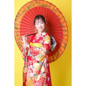 京都府舞鶴市 キクヅル 振袖撮影プラン ： 撮影衣装・写真撮影・六つ切り台紙・ヘアメイク・着付け 成人フォト スタジオフォト スタジオ撮影 記念撮影 フォト 写真 撮影