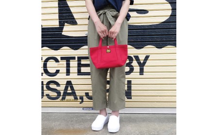 バンナイズ　プティットトート　バンナイズ 帆布 お散歩 買い物 お出かけ ショッピング かばん トートバッグ ファッション カバン バッグ  レッド
