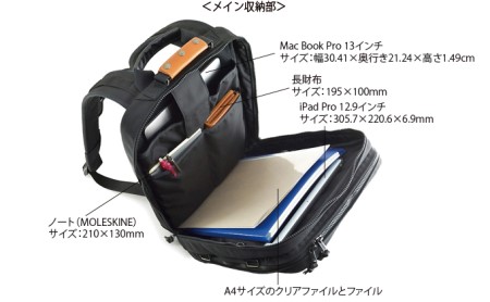 大人のワーキングベース／ワイド＜ナチュラル＞　バンナイズ バリスティック ナイロン ブラック リュック バックパック 耐久性 背中 ワーク かばん トートバッグ 手提げ ファッション カバン バッグ 