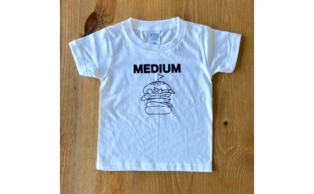 3人兄弟姉妹でおそろい/ハンバーガー SMALL×MEDIUM×BIG プリント/ Tシャツ3枚組ギフトセット【出産祝い・誕生日・ギフト・プレゼント】 80cm×90cm×140cm