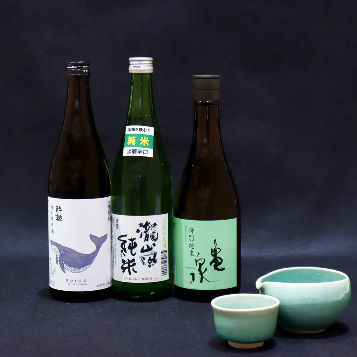 土佐酒アドバイザー中岡セレクト純米・特別純米3本セット