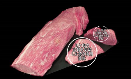 【訳あり】佐賀牛 ヒレ焼肉用(切落し) 600g K030099