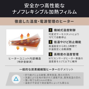 Owltech ebiブランド 丸洗い洗濯可能 薄いのに暖かい ヒーティングベスト OWL-HTB01シリーズ　Mサイズ オウルテック