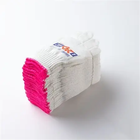 鈴与興業の【10打セット】ふんわり肉厚な真っ白い国産軍手『これが軍手だ』【1357508】