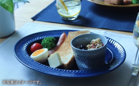 【波佐見焼】ローズマリー リムオーバル プレート オリベ 食器 皿 【翔芳窯】 [FE209]  波佐見焼