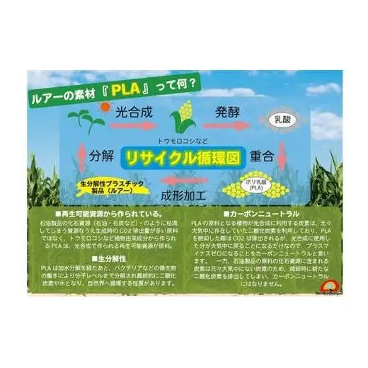 【モンキーバナナ】植物由来生分解性プラスチックルアー コーンミノー200