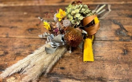 季節のドライフラワー Mサイズ スワッグ[ZB485]