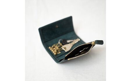 財布 キーケース＆財布 Quattro（クワトロ）プエブロ 皮 革製品 皮革製品 タンニン鞣し革 なめし革 ファッション 小物 コンパクト お札 小銭 カード ケース ウォレット 全6色 　【 墨田区 】  クロ