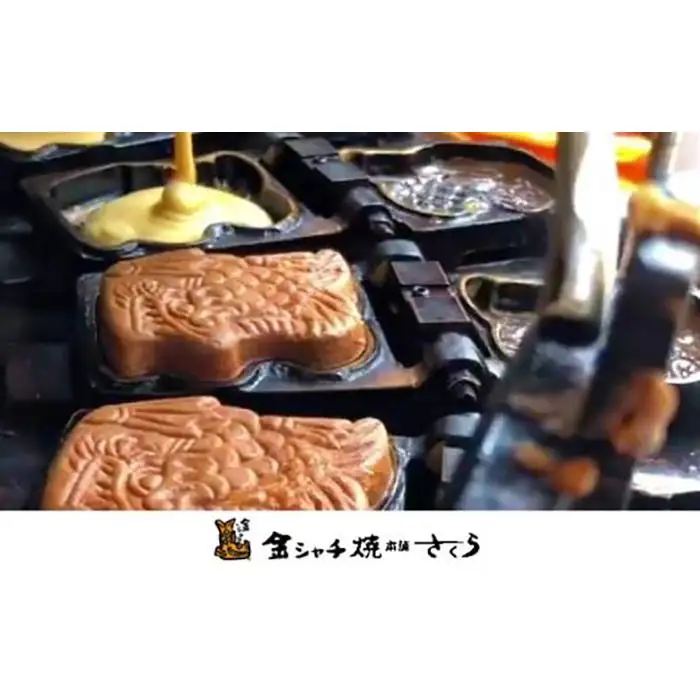とのさま金箔まんじゅう10個入セット カステラまんじゅう（金シャチ焼本舗さくら）