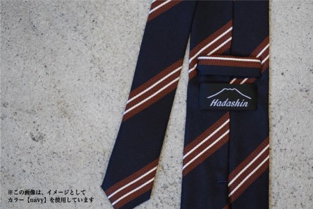 【Hadashin】シルクネクタイ（グリーン）【404　ストライプ】 ネクタイ シルク プレゼント フォーマル ビジネス