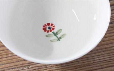 【美濃焼】flor フロル ごはん 茶碗 ペア【豊泉窯】 お茶碗 ペア かわいい 茶碗 可愛い 器 うつわ 美濃焼 ごはん 白米 かわいい [TBT003]