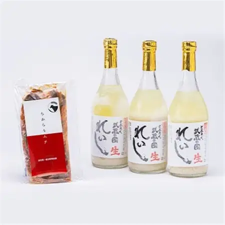 てづくり生どぶろく「武蔵の國 れいし-麗姿-」(720ml)3本と自家製キムチ(200g)_酒・アルコール     惣菜・加工品 キムチ 漬物 _【配送不可地域：離島】【1075006】