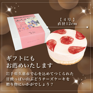 ケーキ 4号 山ぶどうWチーズケーキ