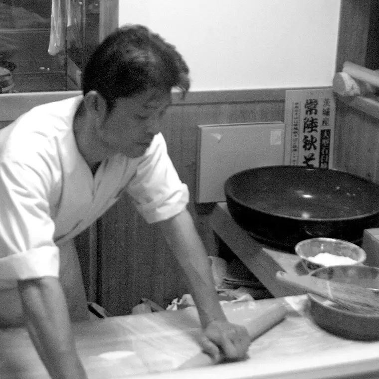 【常陸秋そば使用 手打ちそば 】業務用  冷凍そば  太麺 タイプ 60人前 7.8kg（130ｇ×60食）そば 冷凍 生そば  小分け 常陸秋そば  蕎麦 ソバ[AN029sa]