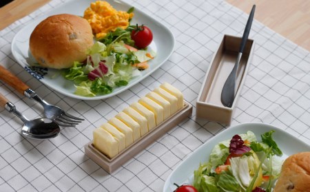 【波佐見焼】ミニ バターケース & モーニング プレート 3枚セット 食器 皿 【Cheer house】 [AC150] 波佐見焼