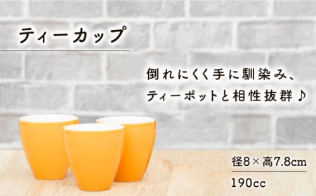 【美濃焼】大容量ティーセット アンティークカラーstyle（セットD） マットリッド【ZERO JAPAN】ティーポット 湯呑み シンプル かわいい おしゃれ 贈り物  紅茶ポット 緑茶 ハーブティー おうちカフェ ナチュラル [MBR213]