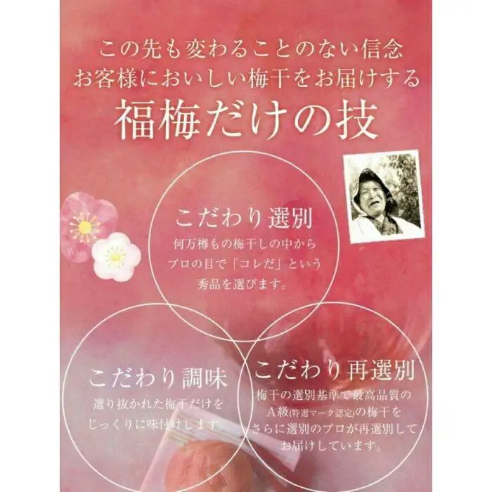 紀州南高梅　塩分約10％　まろやか小梅200ｇ