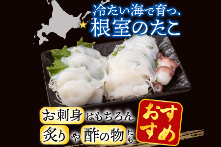 根室海鮮市場＜直送＞【北海道根室産】刺身用たこ足1本(1kg以上) A-28215