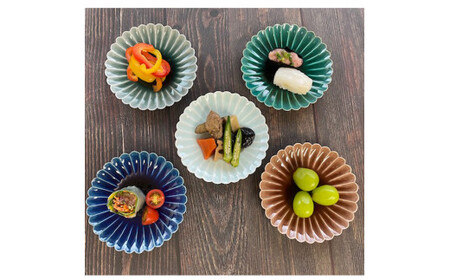 【梶謙製磁社】有田焼 Deep planet プレート14 (5枚セット) A35-210