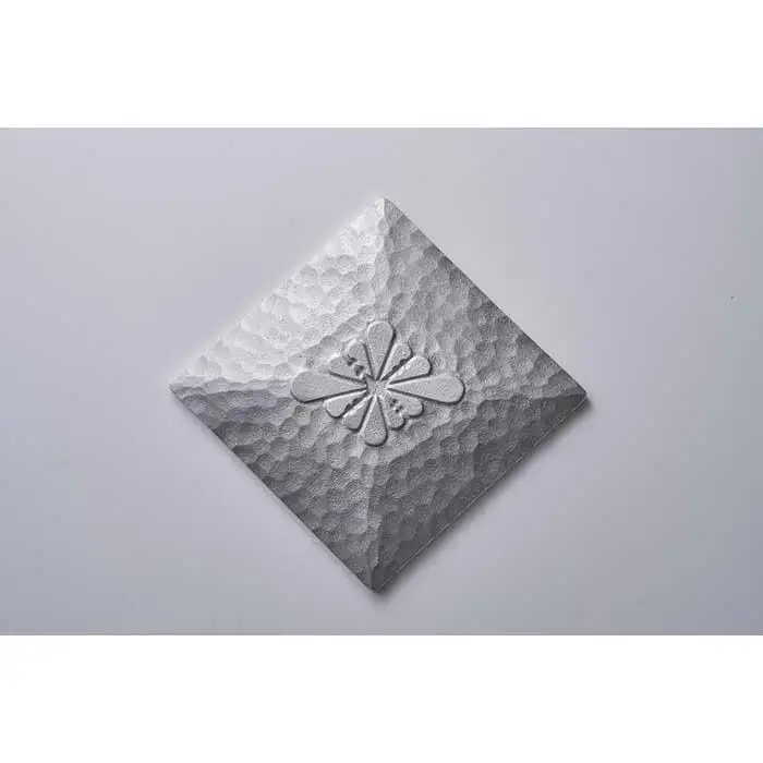 花をみずみずしく長持ち！銅合金製 針のない剣山と水盤のセット（Garden Sサイズ）