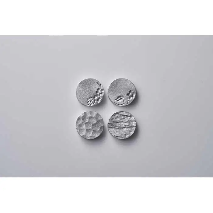 一つで何役も！モダンなアルミ鋳物のカトラリーレスト（Round Piece 4種セット）