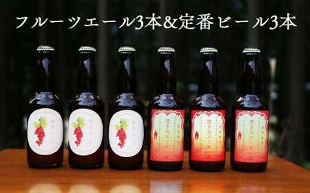 【西粟倉ヒノキ醸造所】クラフトビール フルーツエール＆定番 焚火エール 6本セット Q-MQ-A13A