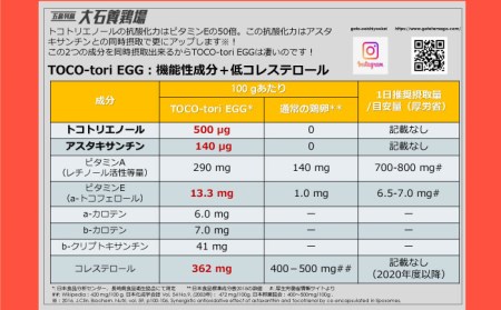【黄身がつかめる！ブランド卵】TOCO-tori EGG おうち贅沢ボックス 卵 20個入 高級卵 たまご 五島市 / 五島列島大石養鶏場 [PFQ002]  玉子 タマゴ 鶏卵 希少 五島列島