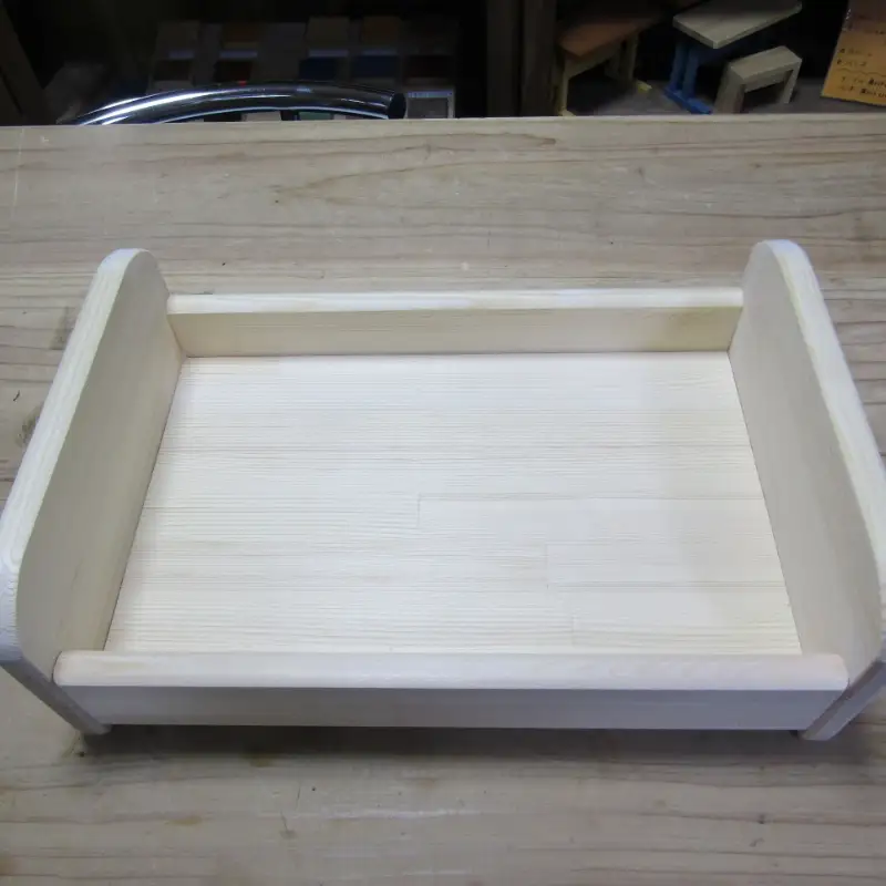 手作り木製 お人形・ぬいぐるみベッド「ミニ」【007D-077】