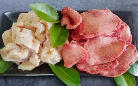 【垣牧場】厳選３種食べ比べセット（たれ漬け、牛タン、ミノ）