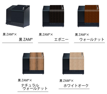 ホームスライドダスポン プレミアムモデル 774 黒ZAM®仕様｜ゴミ箱 屋外 ゴミステーション 宅配ボックス