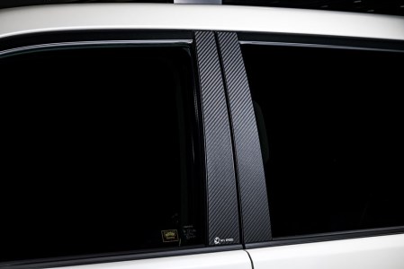 【トヨタ 150系 ランドクルーザープラド】 ピラーパネル 4ピース （AES製） 【カーボン柄 ブラック仕様】 2321-9140 自動車 車 パーツ カスタム 塗装不要 TOYOTA GRJ15# TRJ15# GDJ15#