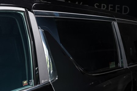 【トヨタ 30系 アルファード】 ピラーパネル 4ピース （AES製） 【カーボン柄 ブラック仕様】 3042-9140 自動車 車 パーツ カスタム 塗装不要 TOYOTA ALPHARD GGH AGH AYH