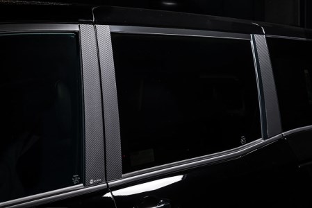 【トヨタ 80系 ノア】 ピラーパネル 6ピース （AES製） 【カーボン柄 ブラック仕様】 3173-9140 自動車 車 パーツ カスタム 塗装不要 TOYOTA NOAH ZRR80W ZWR80W ZRR80G ZWR80G