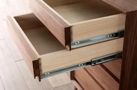 大川家具 レフライン 50cm リビングチェスト 収納タンス 天然木ウォールナット 野中木工所
