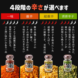 FYN9-644 山形県 西川町産 唐辛子使用！ 月山なんばこ 3種3本セット(超激辛・激辛・一味) 調味料 食品 香辛料 スパイス 唐辛子 とうがらし 辛い 手作り 命がけ 山形県 西川町 月山